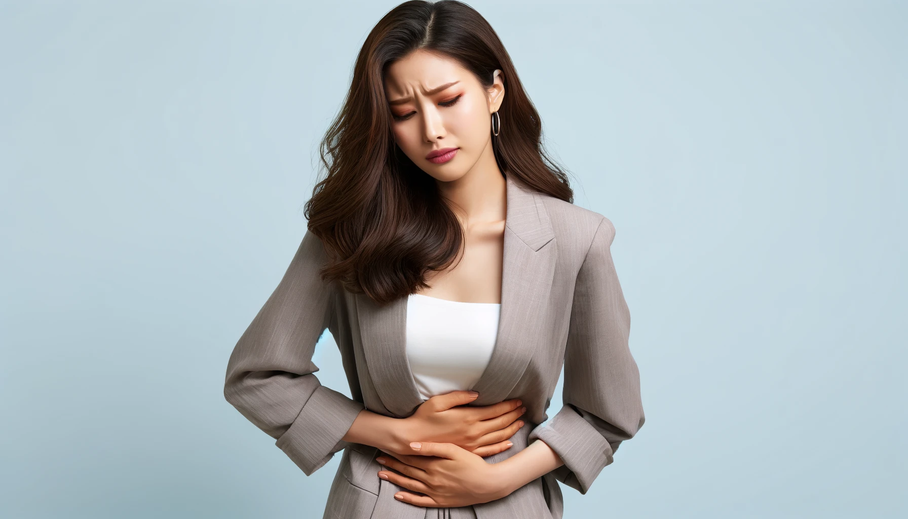왼쪽 옆구리 뒤 통증