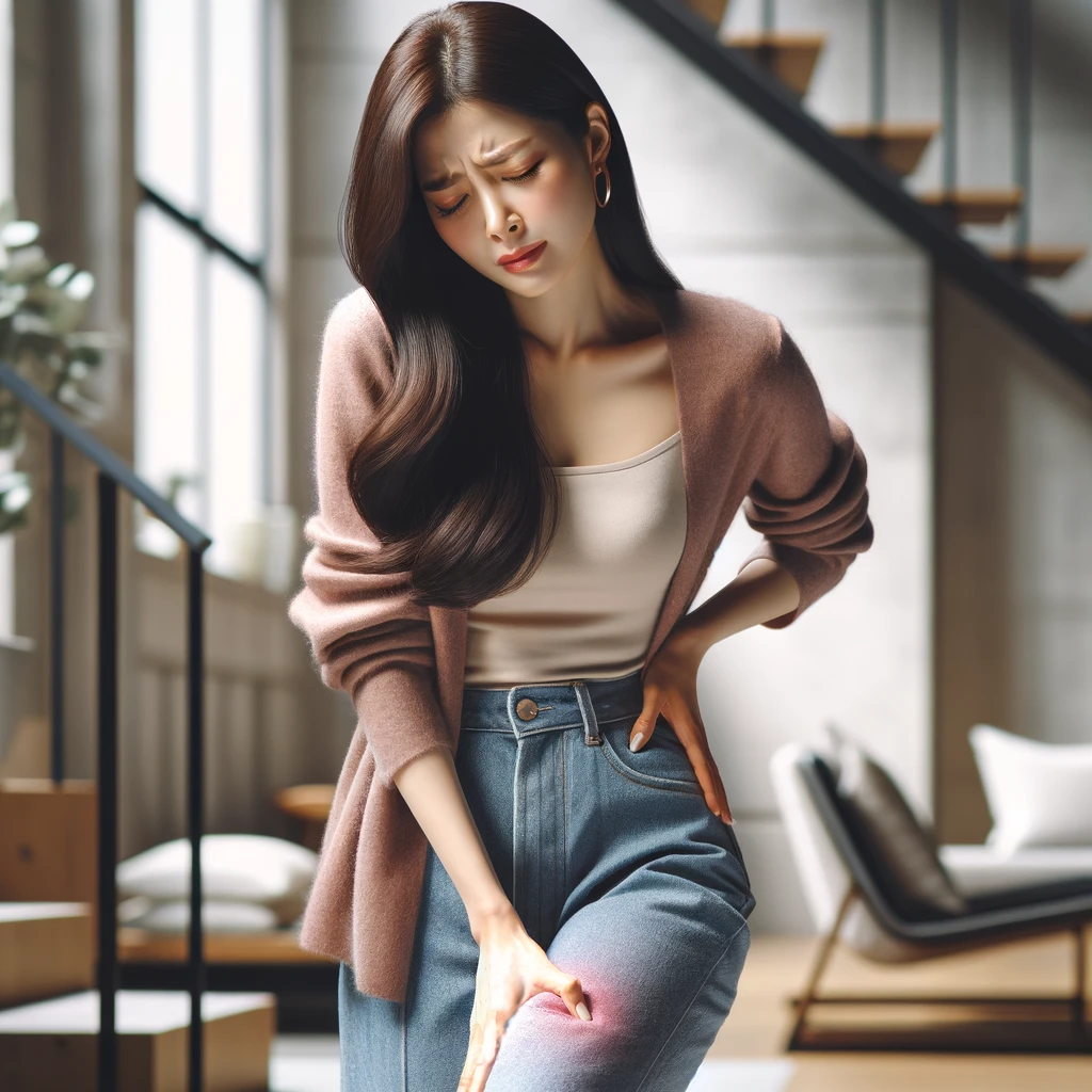 왼쪽 허벅지 통증