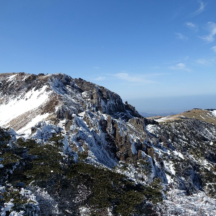 한라산 설경